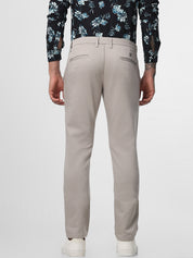 Fawn Solid Comfort Trouser