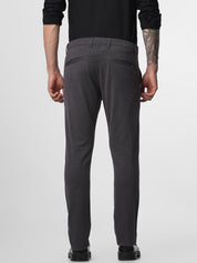 Dark Grey Structured Trouser