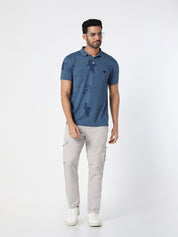 Light Grey Cargo Slim Fit Trouser