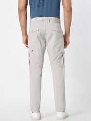 Light Grey Cargo Slim Fit Trouser