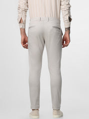 Light Grey Printed Ankle Length Trouser