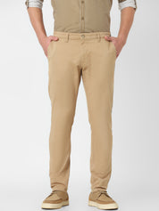 Khakhi Solid Trouser