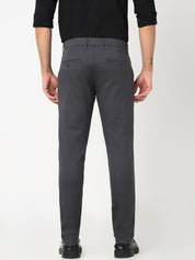 Grey Herringbone Slim Fit Trouser