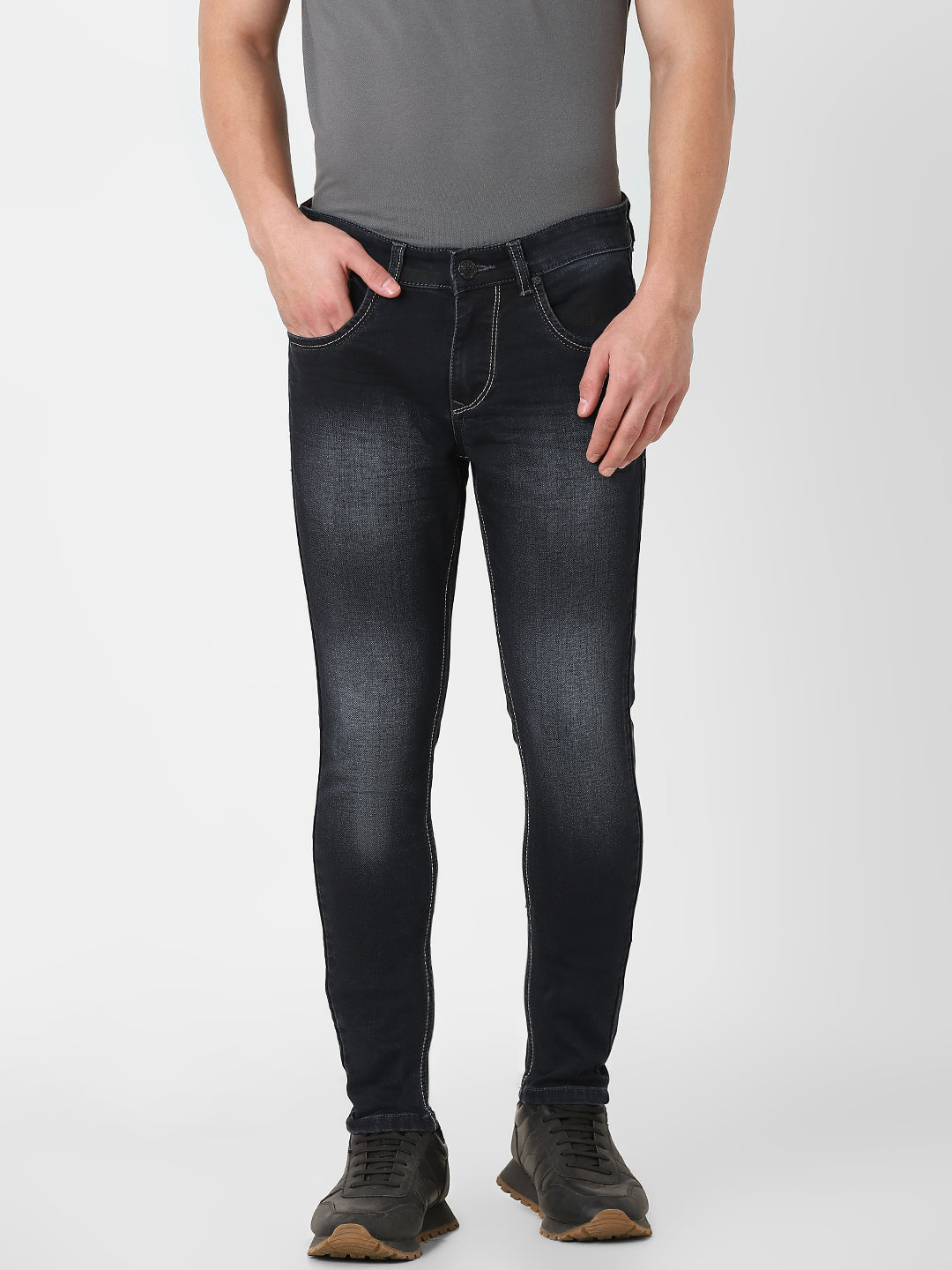 Black Faded Jeans