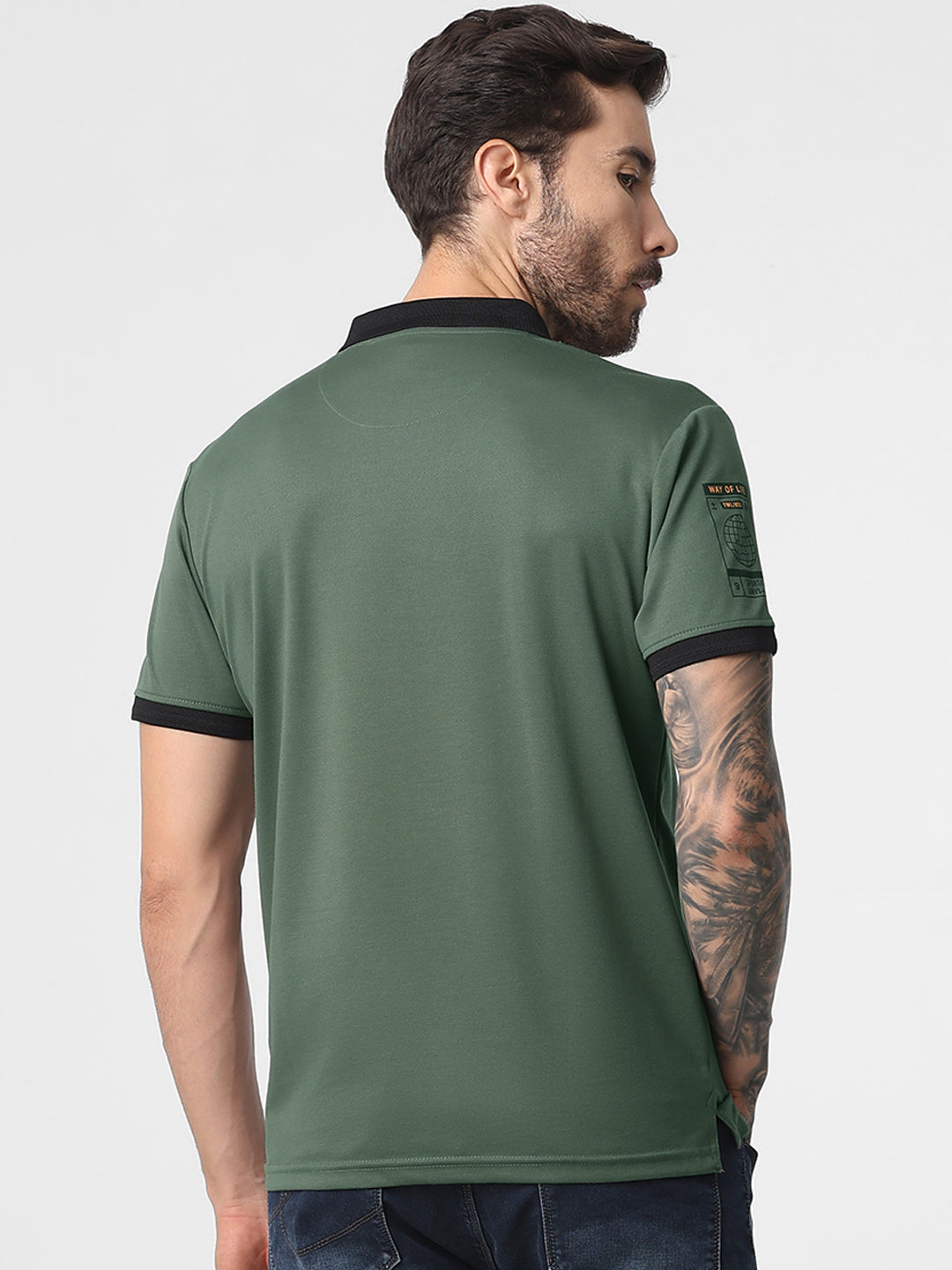 Men's Polo Printed Tshirt