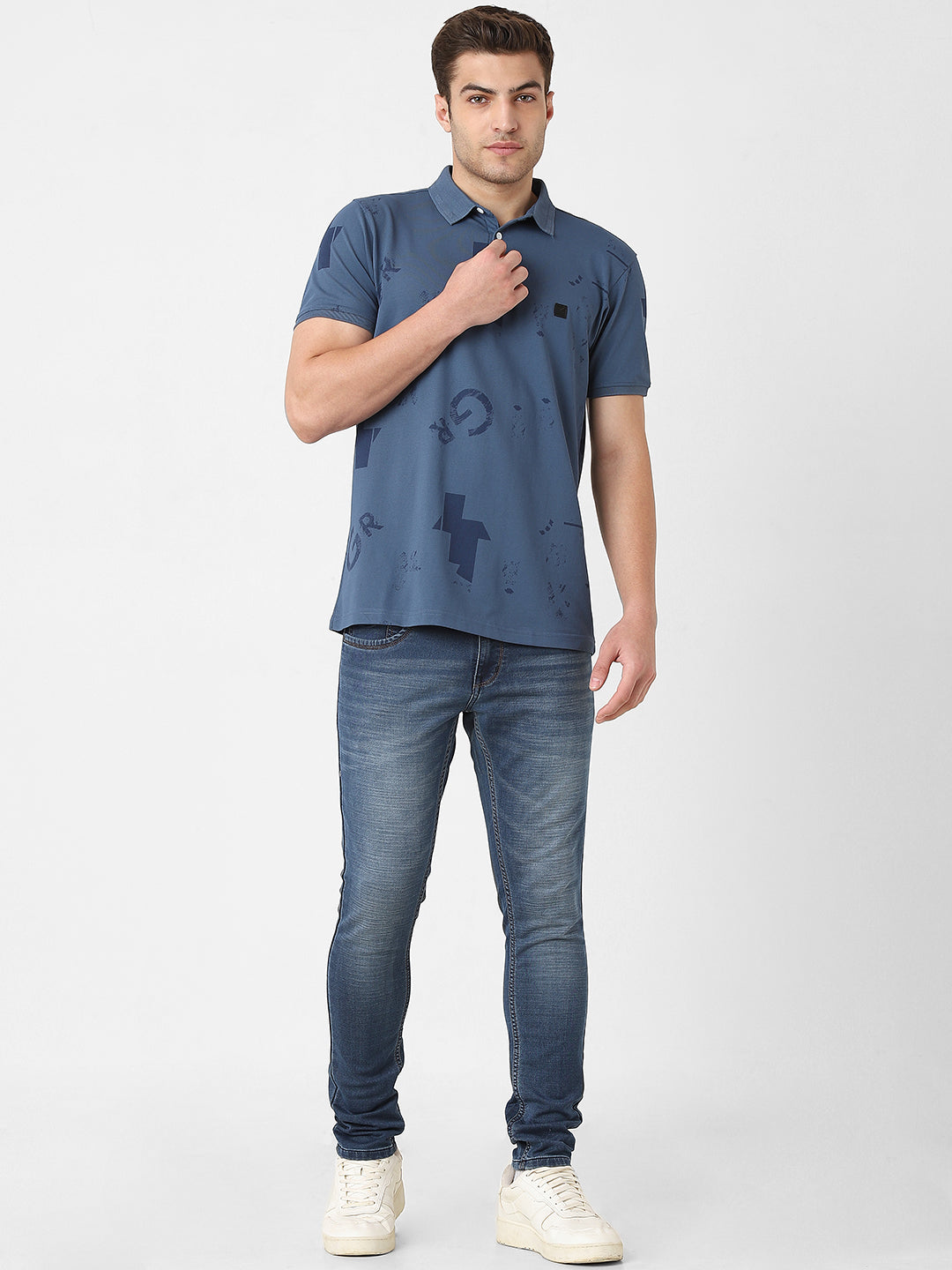 Men's Polo Printed Tshirt