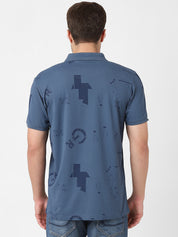 Men's Polo Printed Tshirt
