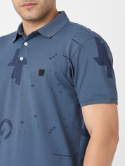 Men's Polo Printed Tshirt