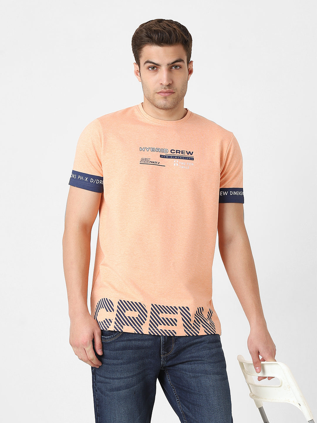 Men' Printed Half Sleeve Tshirt
