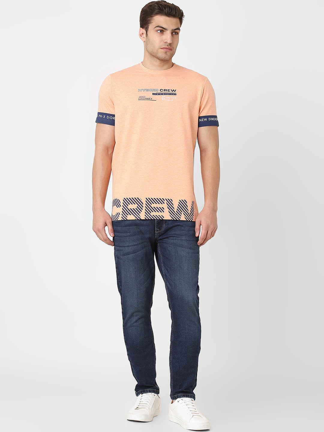 Men' Printed Half Sleeve Tshirt