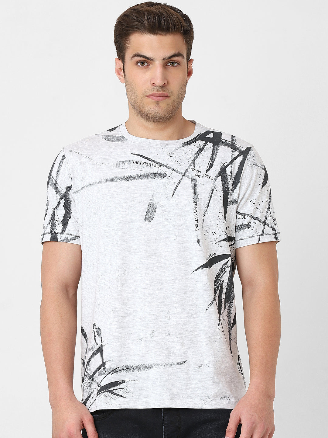 Men' Printed Half Sleeve Tshirt