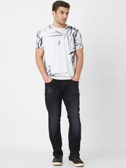 Men' Printed Half Sleeve Tshirt