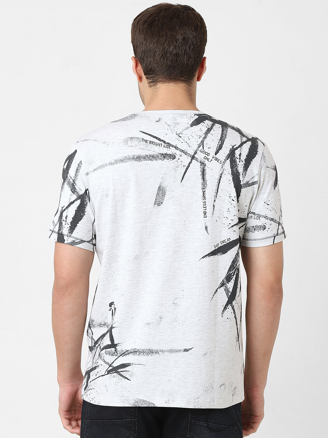 Men' Printed Half Sleeve Tshirt