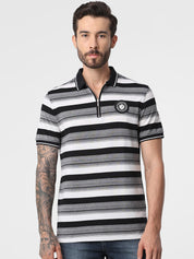 Men's striper Polo Tshirt