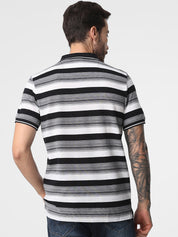 Men's striper Polo Tshirt