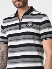 Men's striper Polo Tshirt