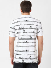 Men's printed Half Sleeve Tshirt