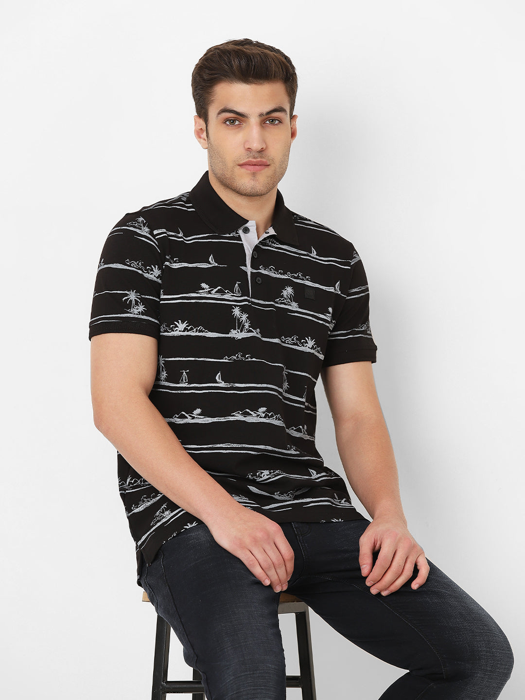 Men's printed Half Sleeve Tshirt