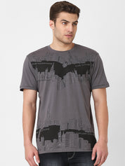 Men's Round Neck Printed Tshirt