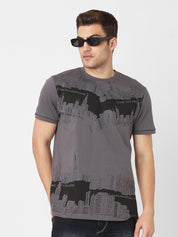 Men's Round Neck Printed Tshirt