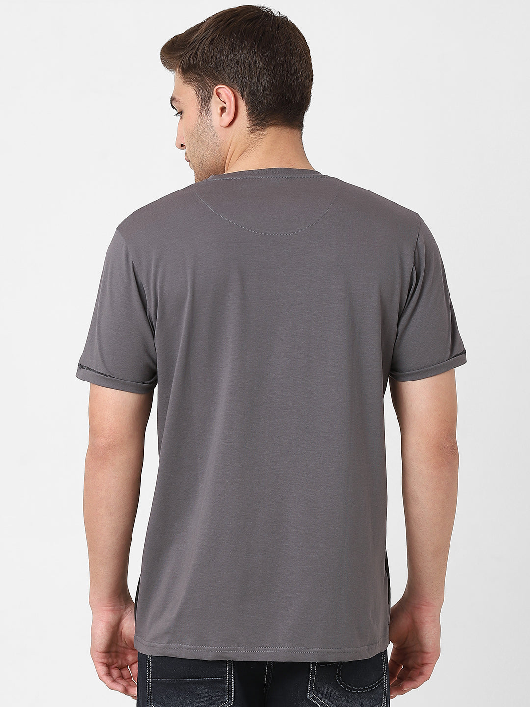 Men's Round Neck Printed Tshirt