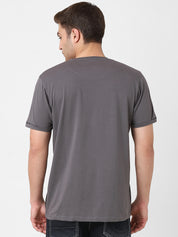Men's Round Neck Printed Tshirt