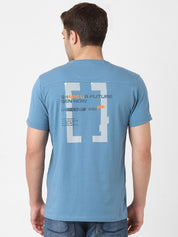 Men's Cut & Sew Round Neck Tshirt