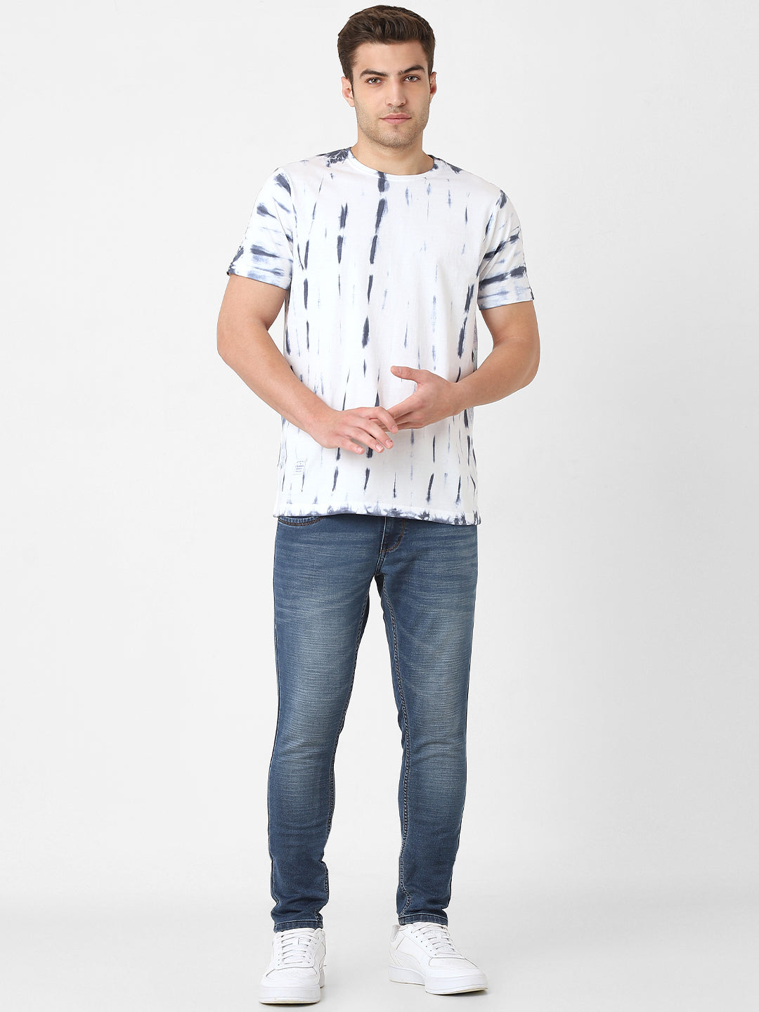 Men's Cut & Sew Round Neck Tshirt