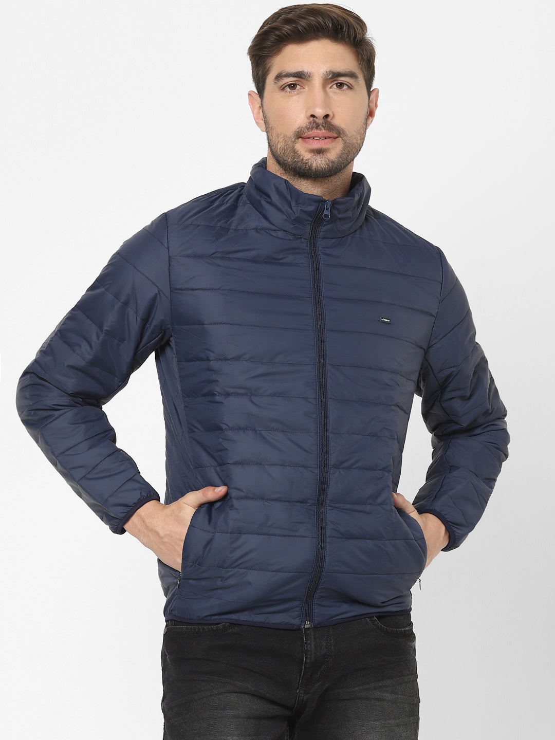 Men's Blue Bomber Jacket
