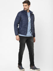 Men's Blue Bomber Jacket