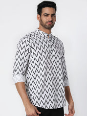 Men Regular Fit Printed Kurta Shirt