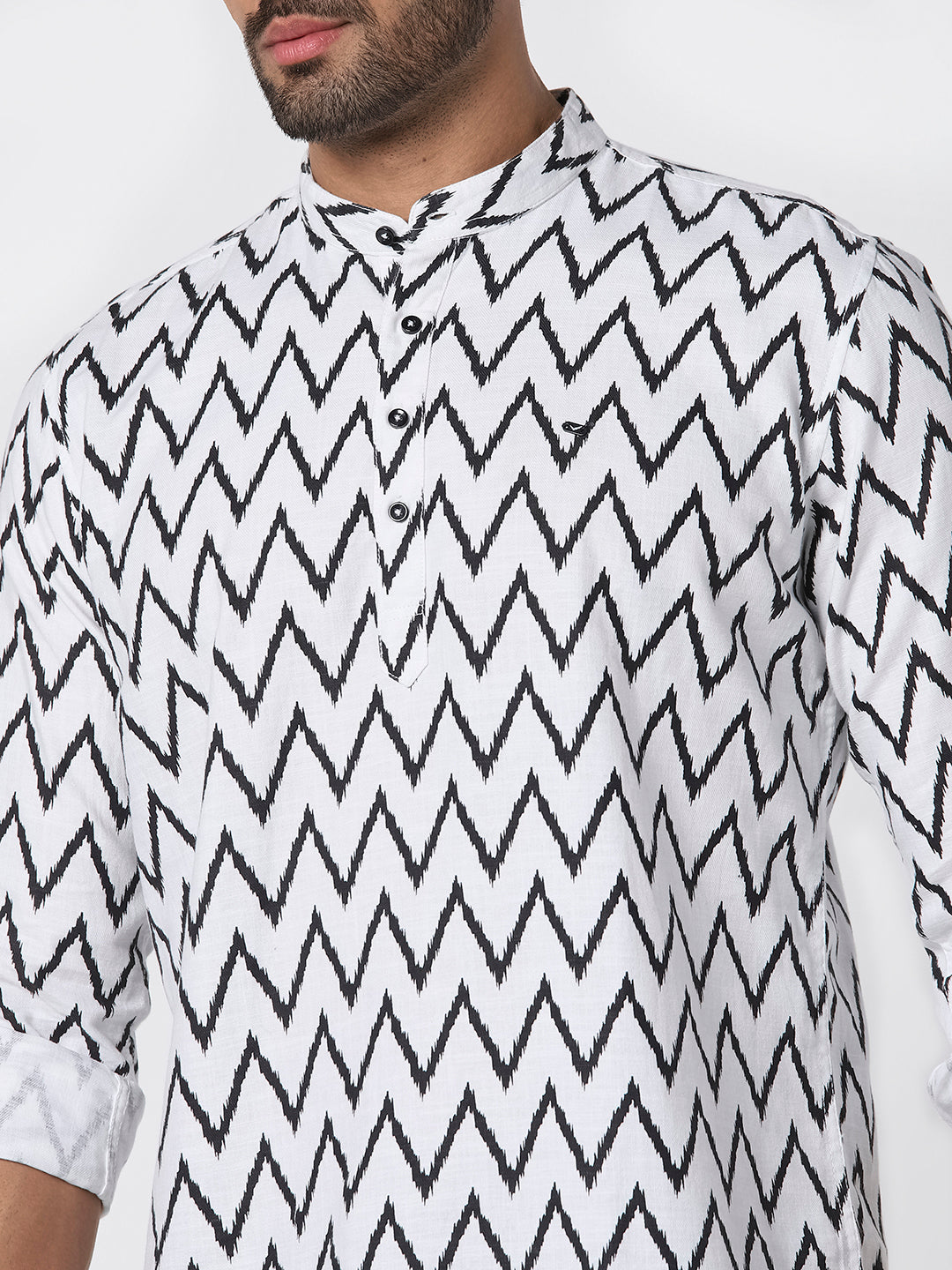 Men Regular Fit Printed Kurta Shirt