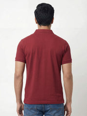 Men Regular Fit Johnny Collar Solid T-Shirt