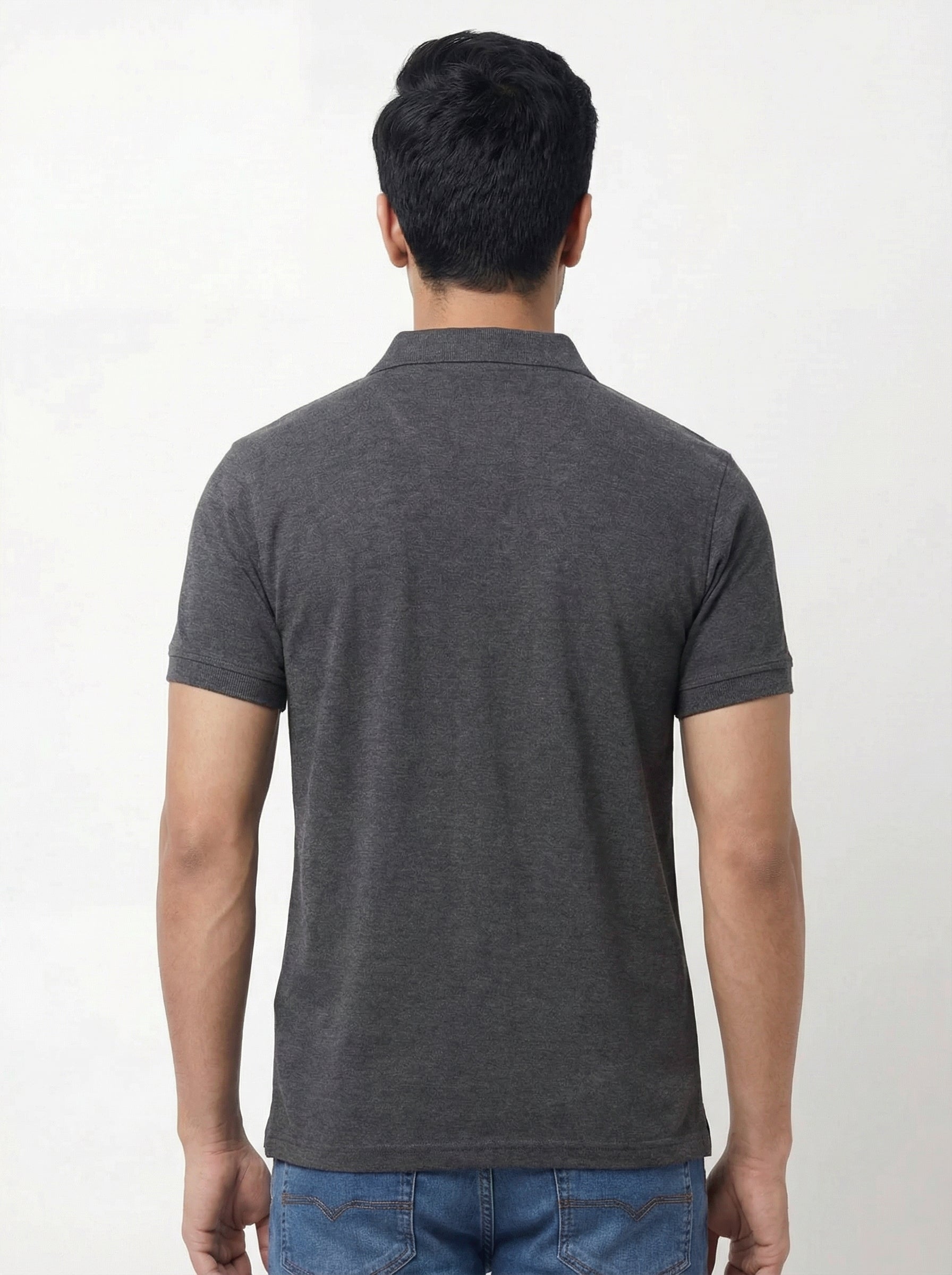 Men Regular Fit Johnny Collar Solid T-Shirt