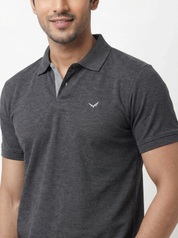 Men Regular Fit Johnny Collar Solid T-Shirt