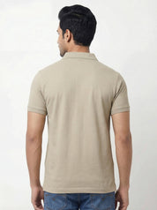 Men Regular Fit Johnny Collar Solid T-Shirt