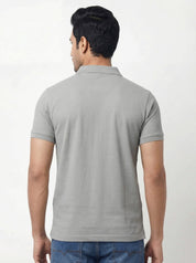 Men Regular Fit Johnny Collar Solid T-Shirt