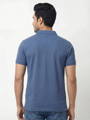 Men Regular Fit Johnny Collar Solid T-Shirt
