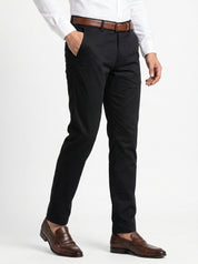 Men's Black Formal Trousers