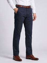 Men's Navy Blue Formal Trousers