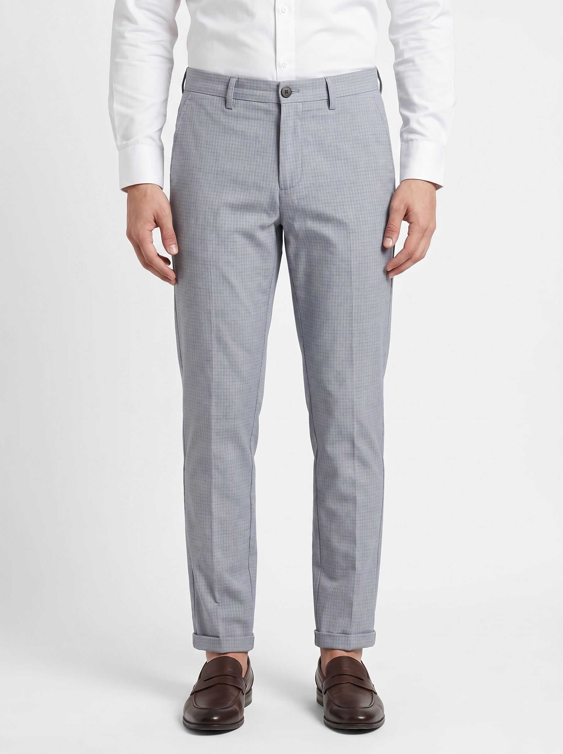 Men's  Cement Grey Trousers