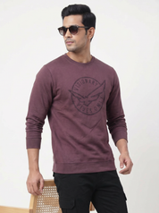 Men's Maroon Party Mood sweatshirt