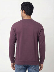 Men's Maroon Party Mood sweatshirt