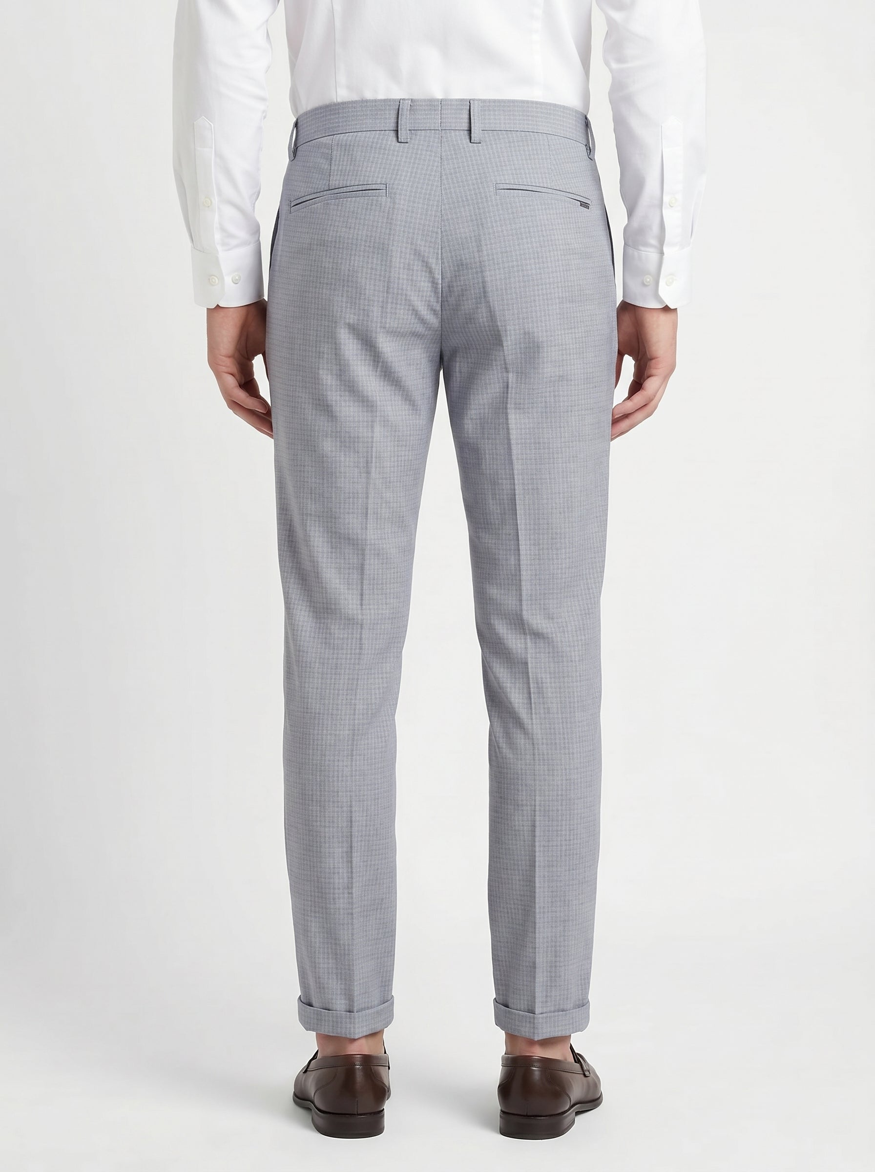 Men's  Cement Grey Trousers