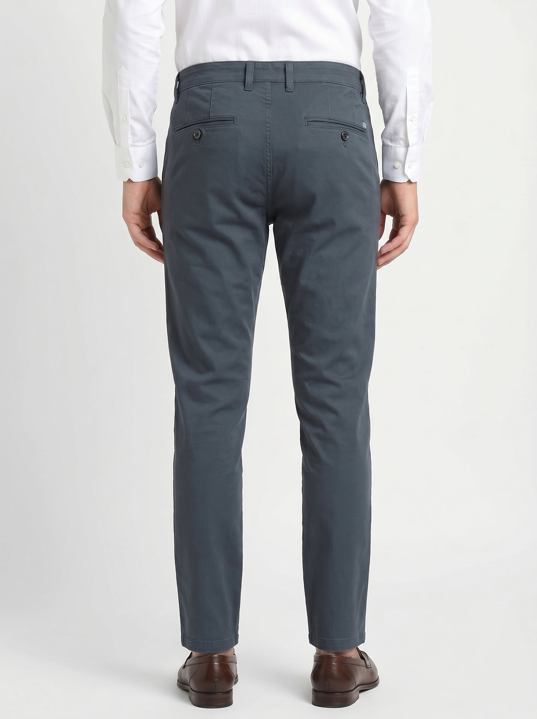 Men's Charcoal Grey Formal Trousers